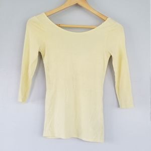 Guess boat neck 1/4 sleeve Tshirt